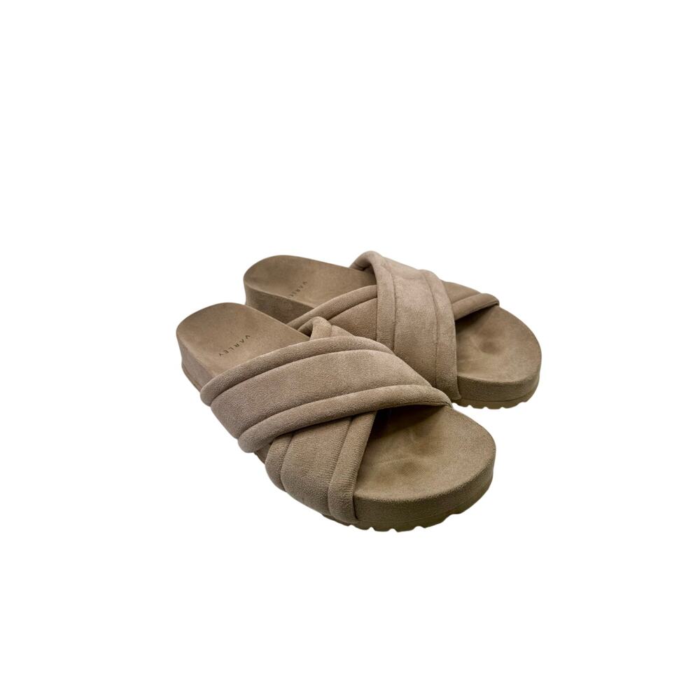 Varley Ronley Quilted Slides Size 9